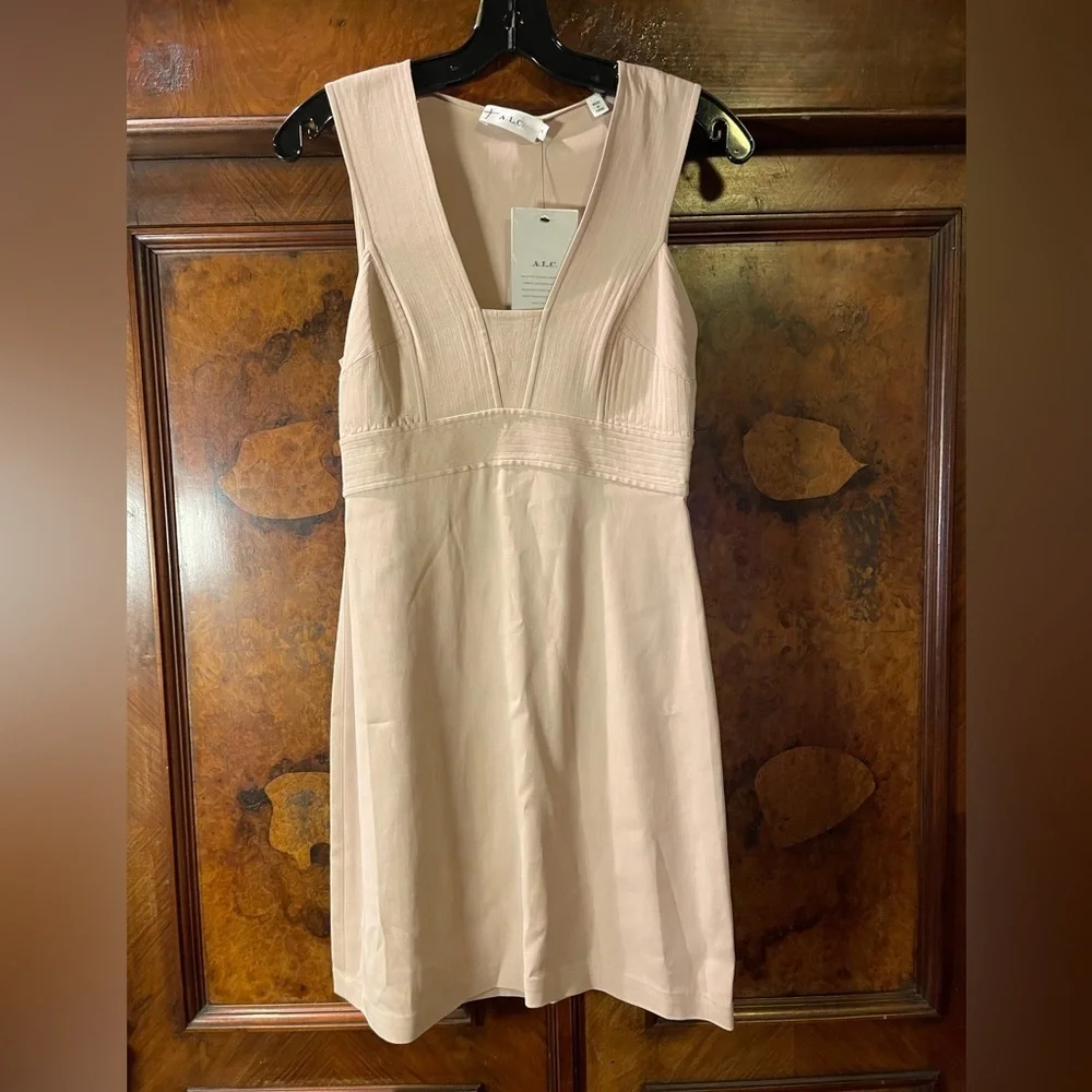 NWT A.L.C. Carmela Paneled Bodice Mini Dress. Size 4 - Picture 2 of 5